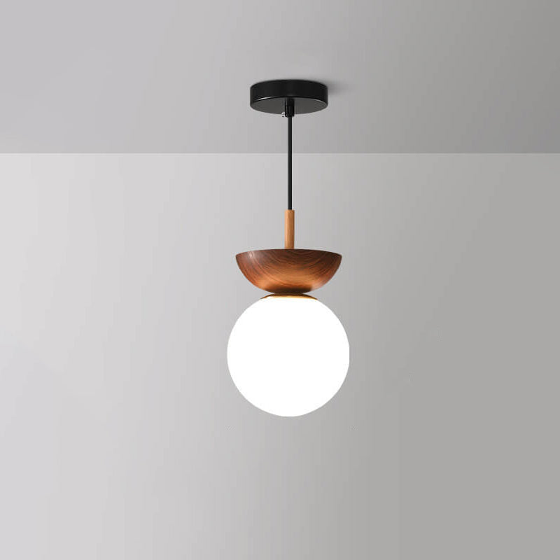 Plafonnier Orbe Nordique Grain de Bois - Accent Métal