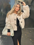 Luxusmantel für Damen mit Fleece