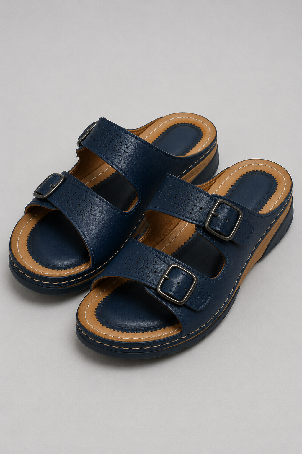 Leichte und atmungsaktive orthopädische Sommerschuhe für Herren, geeignet für Diabetiker und empfindliche Füße  