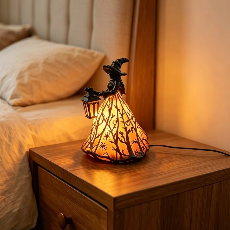 Lanterne de Sorcière Gothique Vintage - Design LED sans Flamme 30cm