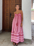 Robe Longue Fluide Bohème Brodé Femme - Coton Léger, Style