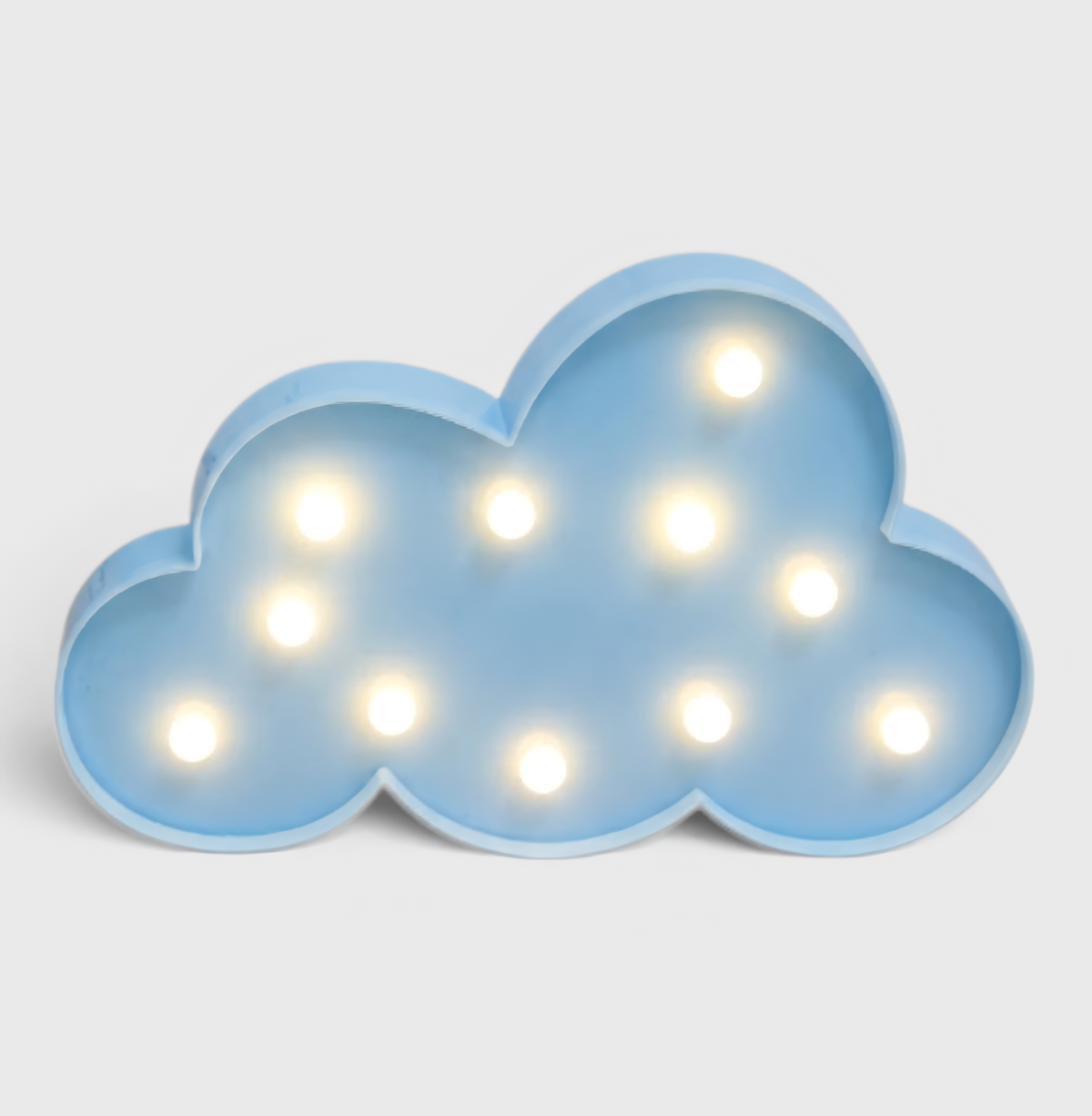 Veilleuse LED 3D Nuage et Lune – Douce Lumière du Soir