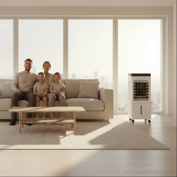 COOLNOVA - Refroidisseur d'air mobile - Fraîcheur 3-en-1 flexible pour la maison