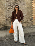 Damen Cardigan mit einzigartigen Knöpfen gestrickt