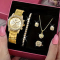 Montre Femme Luxe en Alliage Doré - Élégante & Tendance
