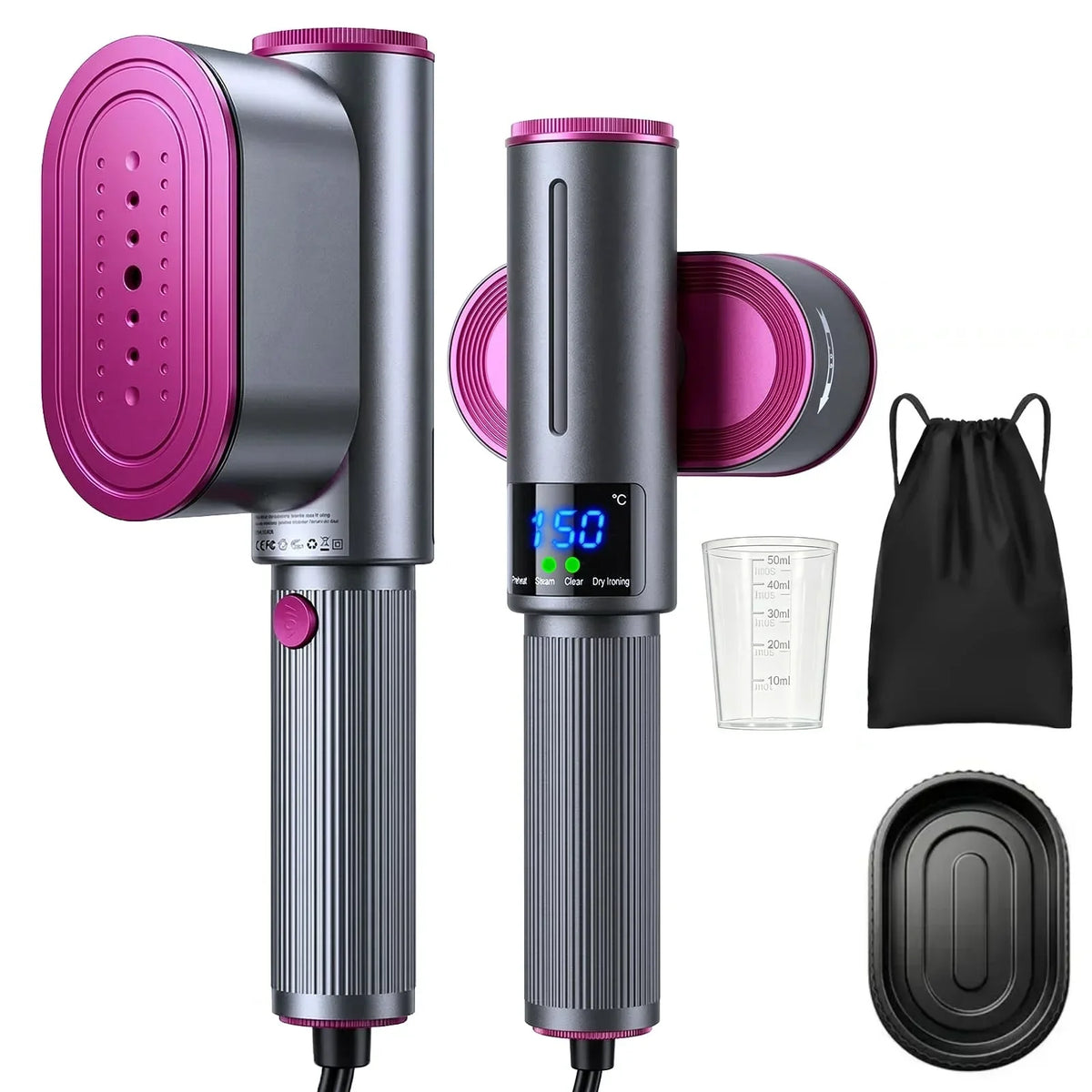 Mini Défroisseur Vapeur Portable - Défroisseur de Voyage à Chauffe Rapide