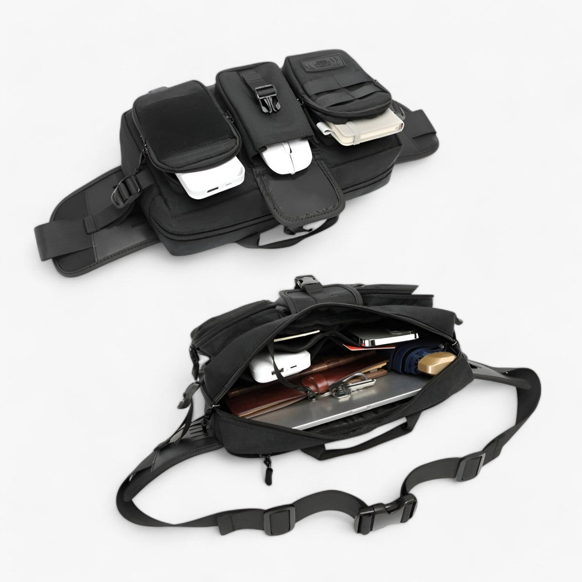 Sac Bandoulière Antivol avec Port de Charge USB Intégré