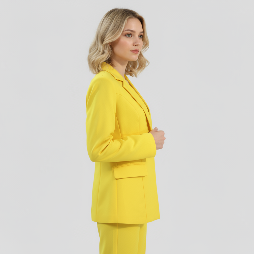 Damen Tailleur-Set mit Blazer und Polyesterhose