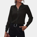 Damen Bluse aus weichem Stoff, lässige Blusen