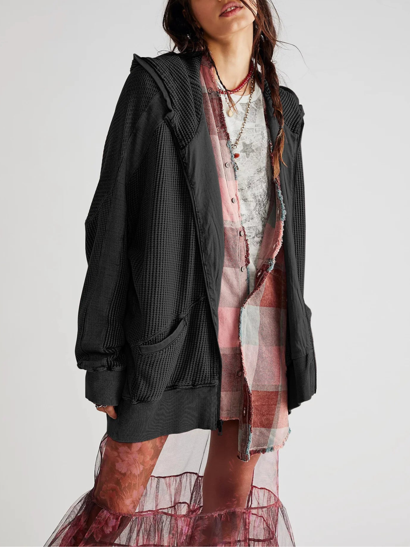 Sweat Femme Ample à Capuche Tendance 6