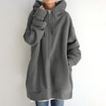 Bequemer Oversize-Kapuzenpullover für Damen