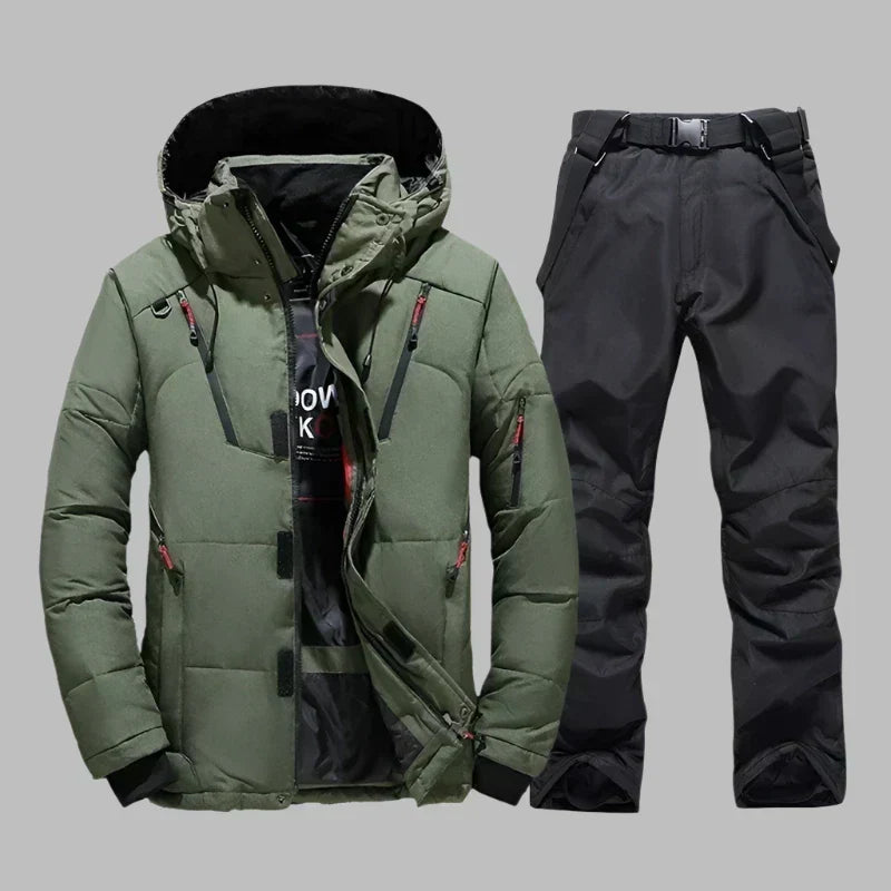 Combinaison de Ski Imperméable et Chaude pour Homme - Une Pièce Isolée