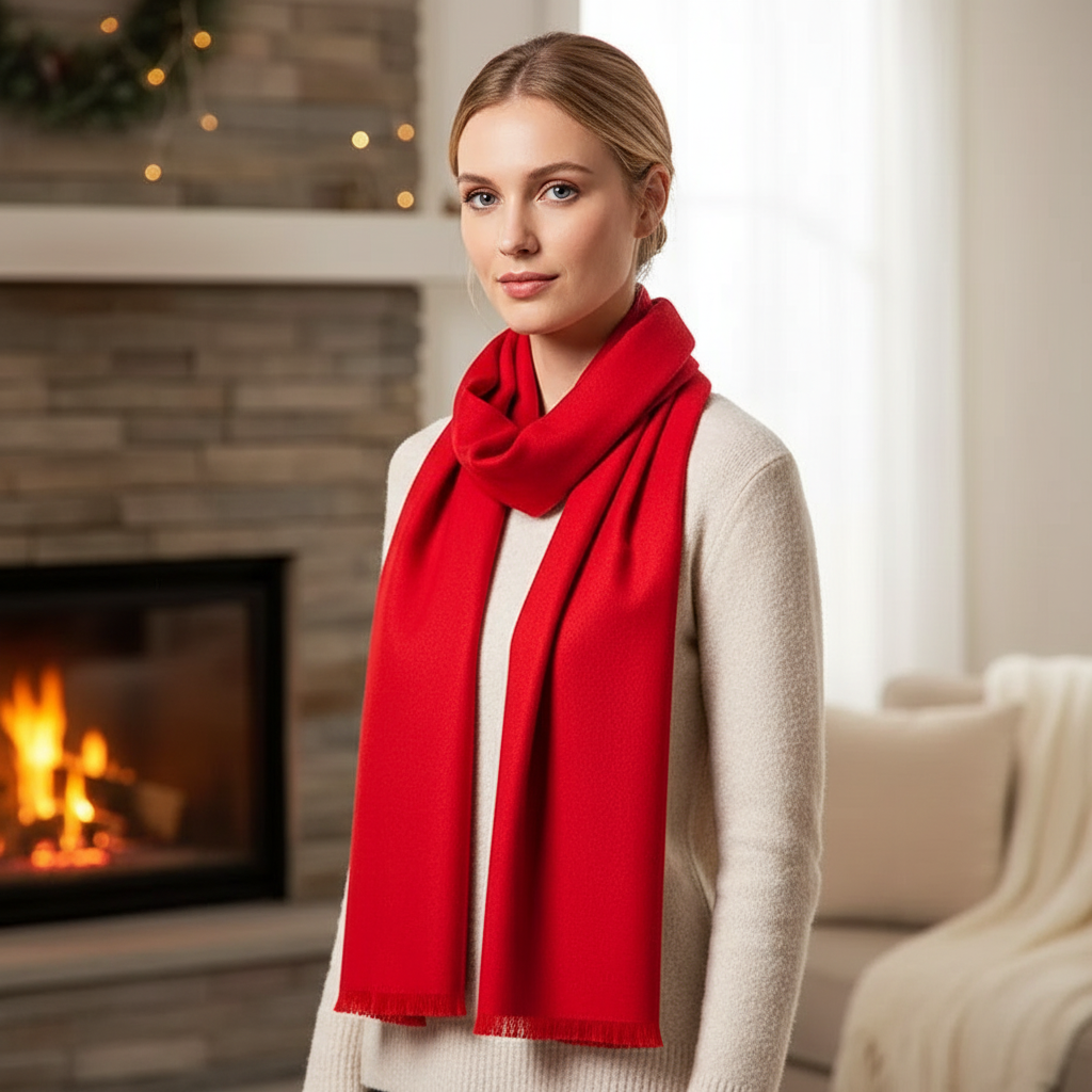 Echarpe en Cachemire - Style Hiver Tendance, CashmereChic