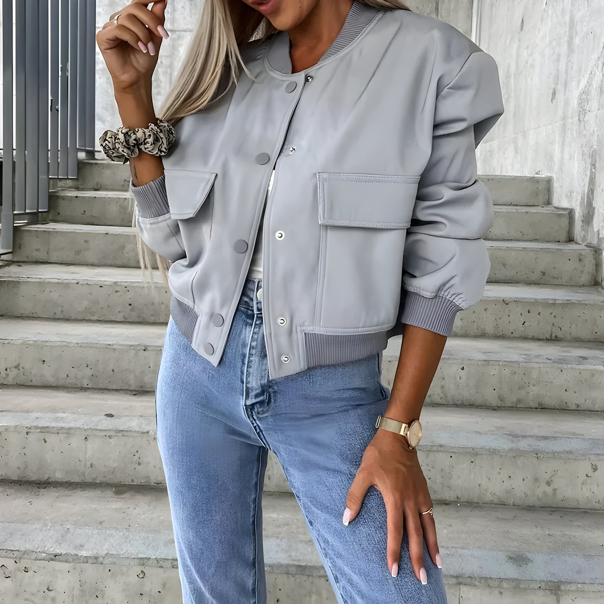 Veste Décontractée Femme Coton Autumn Collection