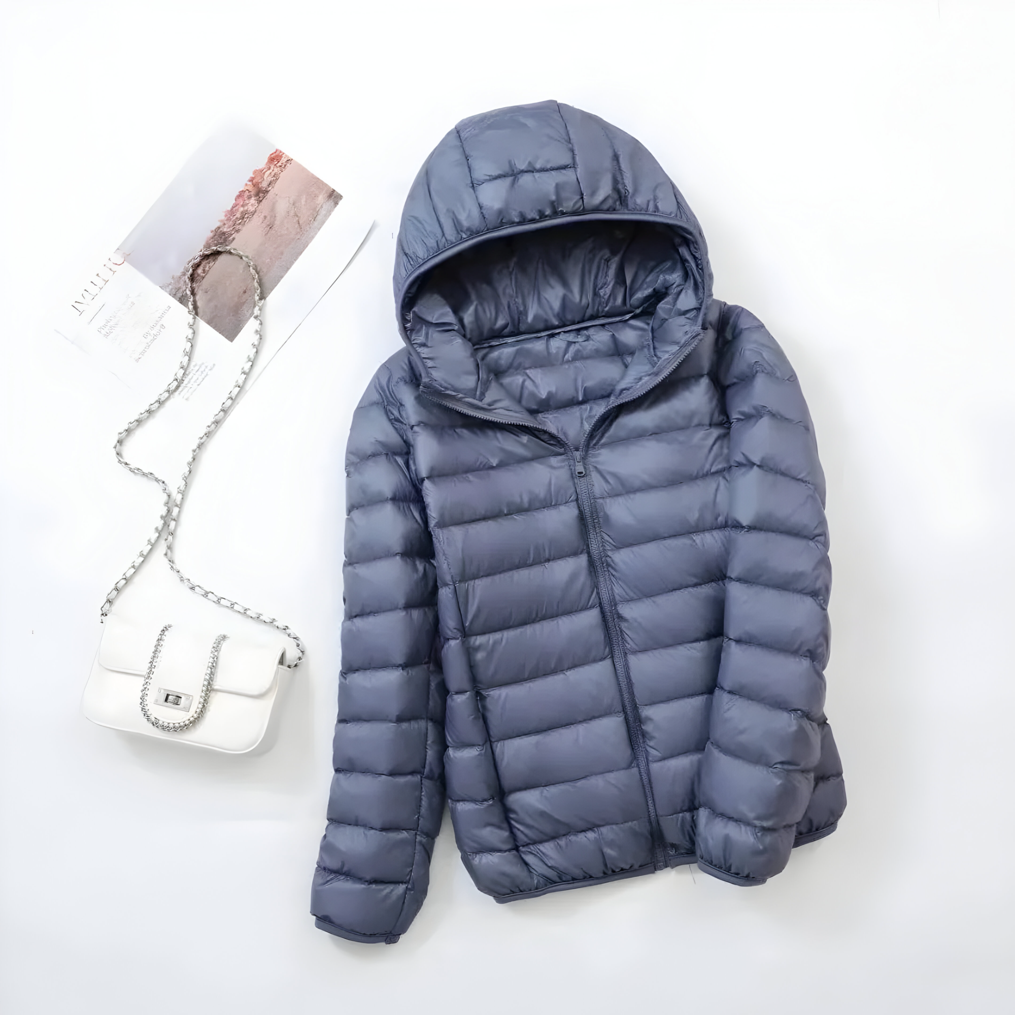 Veste Doudoune Femme Légère Polyester Thermique
