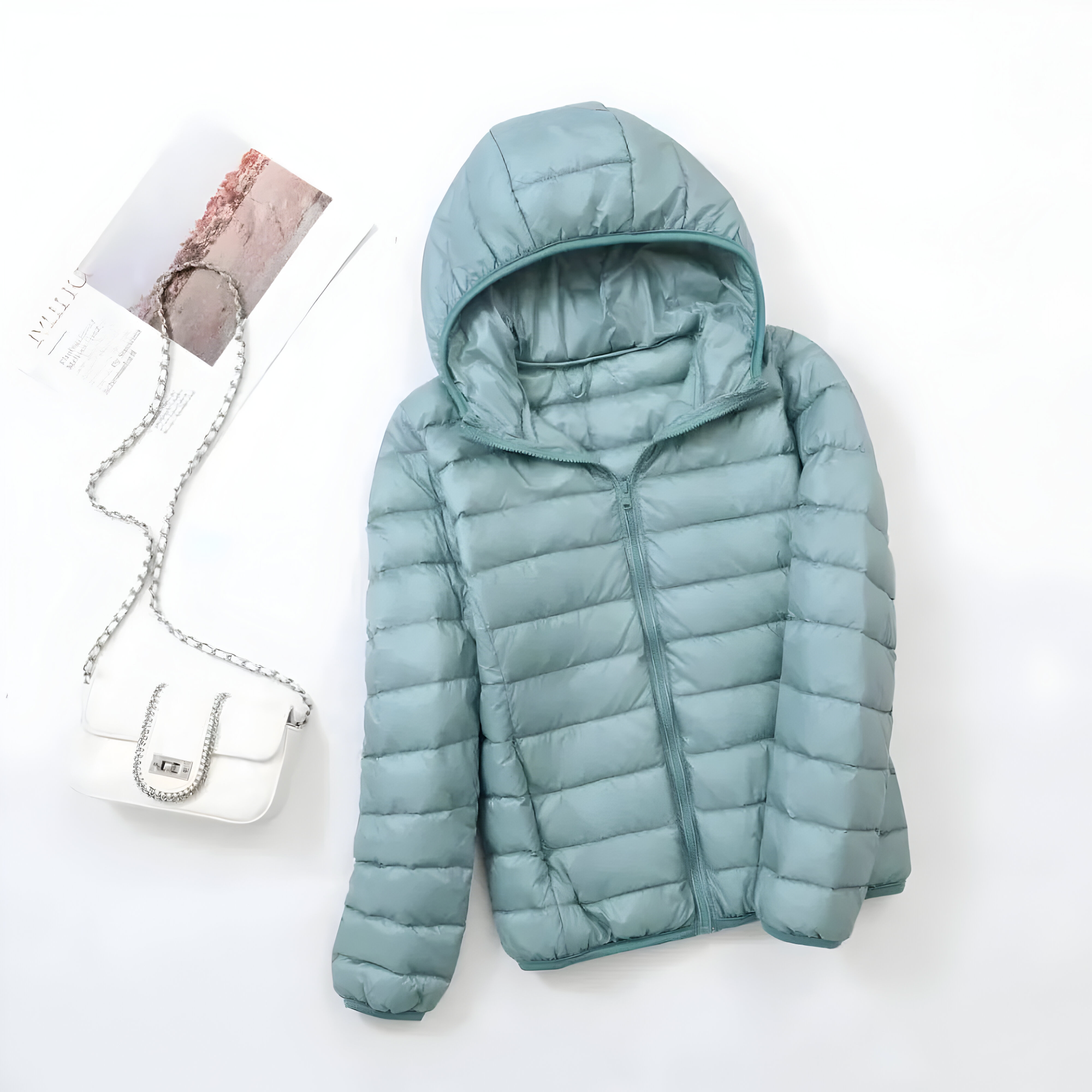 Veste Doudoune Femme Légère Polyester Thermique