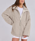 Veste en Fleece Élégante et Pratique Femme