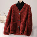 Veste en Shearling Élégante et Pratique Femme