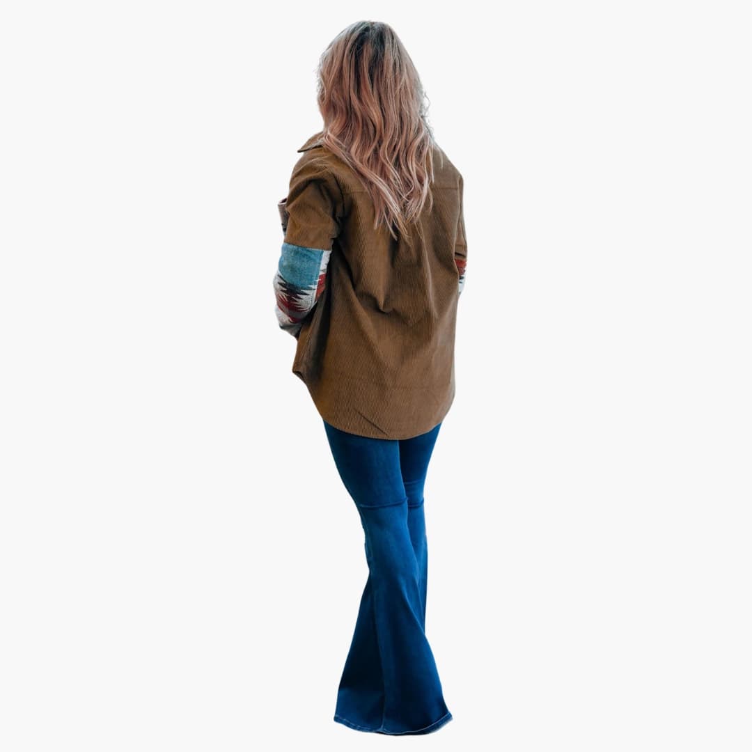 Veste Femme Chic en Velours Côtelé 7