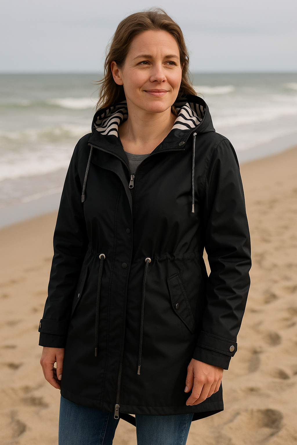Veste Femme Élégante Déperlante Légère 3