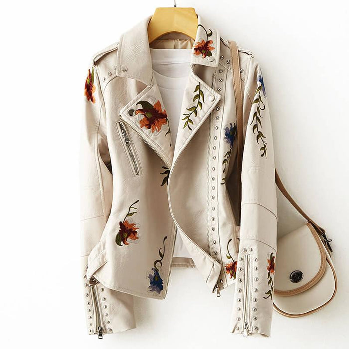 Veste Femme Élégante à Fleurs 0