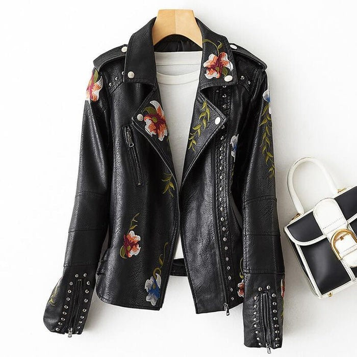 Veste Femme Élégante à Fleurs 1