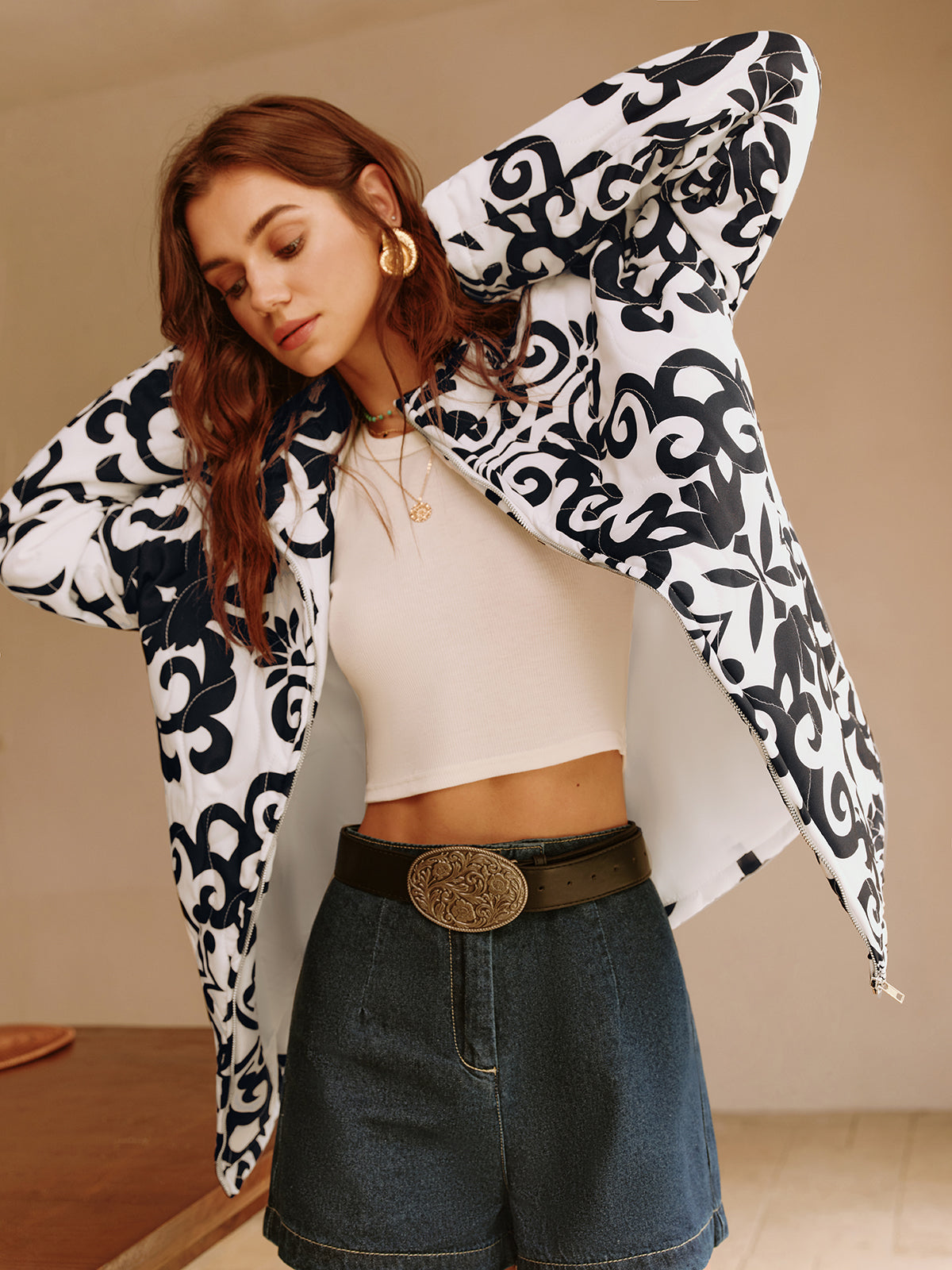 Veste Femme Élégante avec Poches 1