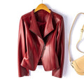 Veste en Cuir Noir Femme - Élégante & Tendance - Toutes Tailles