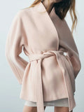 Veste Femme Élégante en Laine Polyester Autumn Collection
