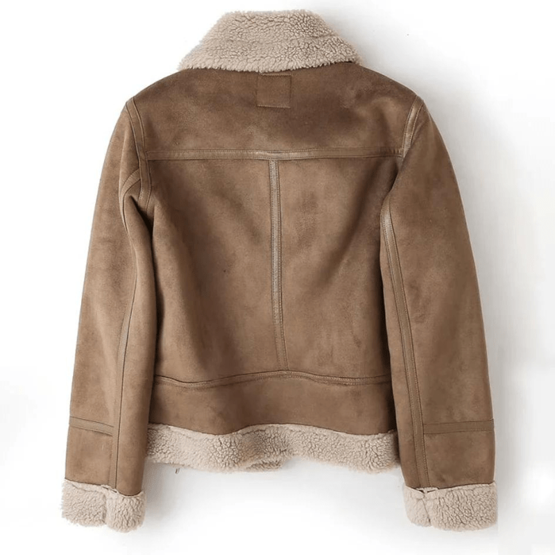 Veste Femme Hiver Élégante en Daim 2