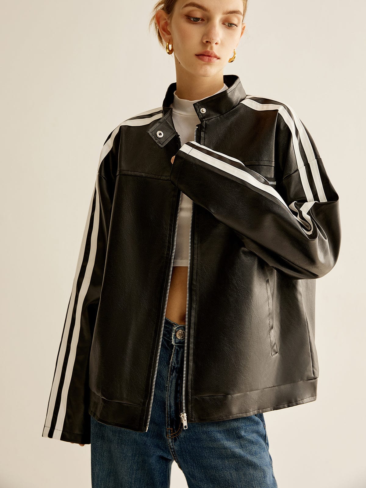 Veste Homme Chic en Cuir Végétalien 2