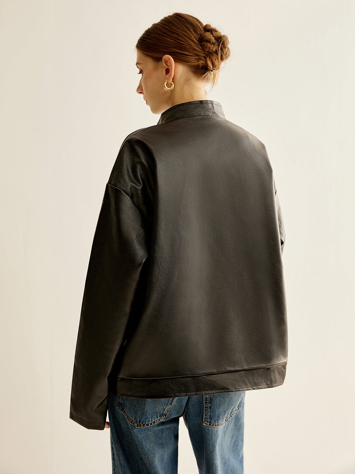 Veste Homme Chic en Cuir Végétalien 4