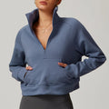 Bequeme Damen-Kapuzenjacke Polarfleece