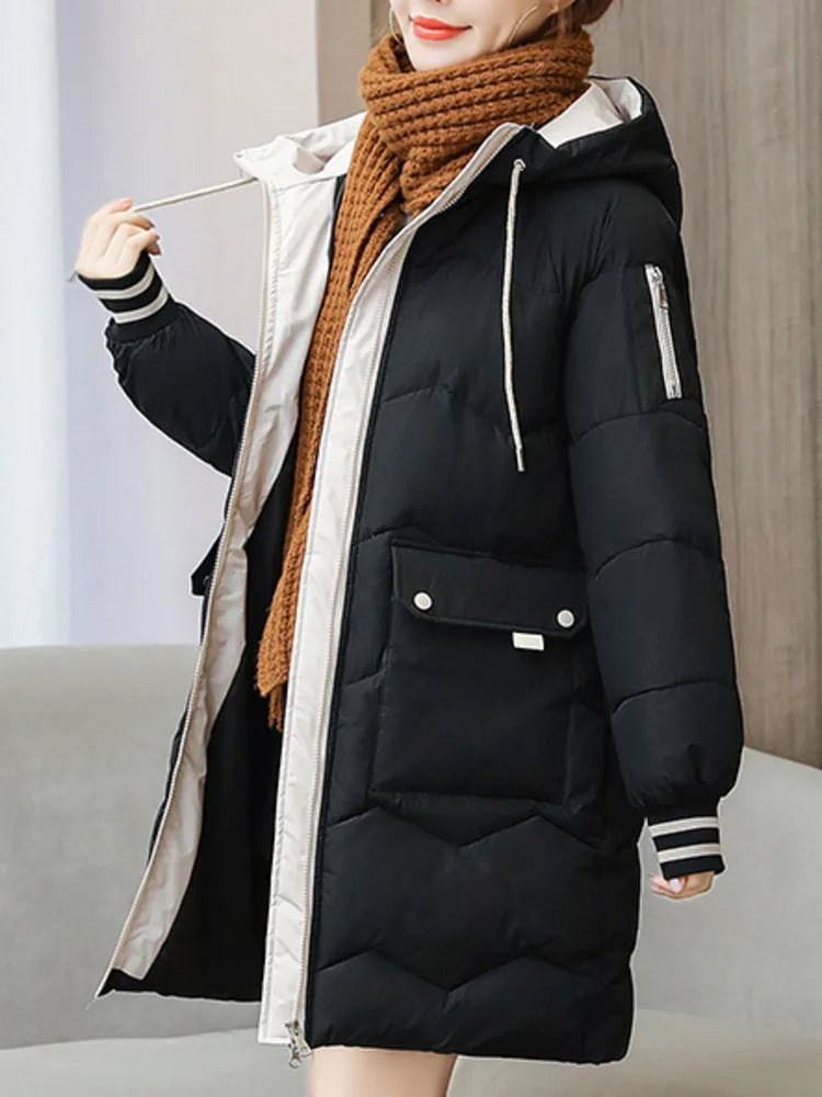 Veste d'Hiver Femme avec Capuche 0