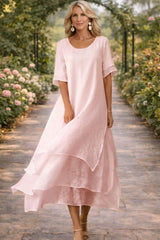 Rochie April™ Eleganță atemporală pentru femei - fluidă, confortabilă,