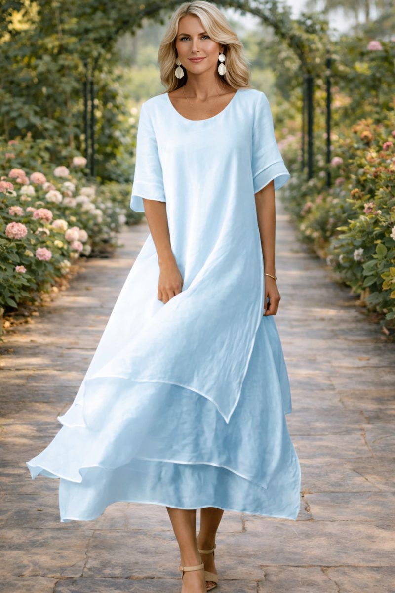 Robe April™ Élégance Intemporelle Femme - Fluide, Confortable,