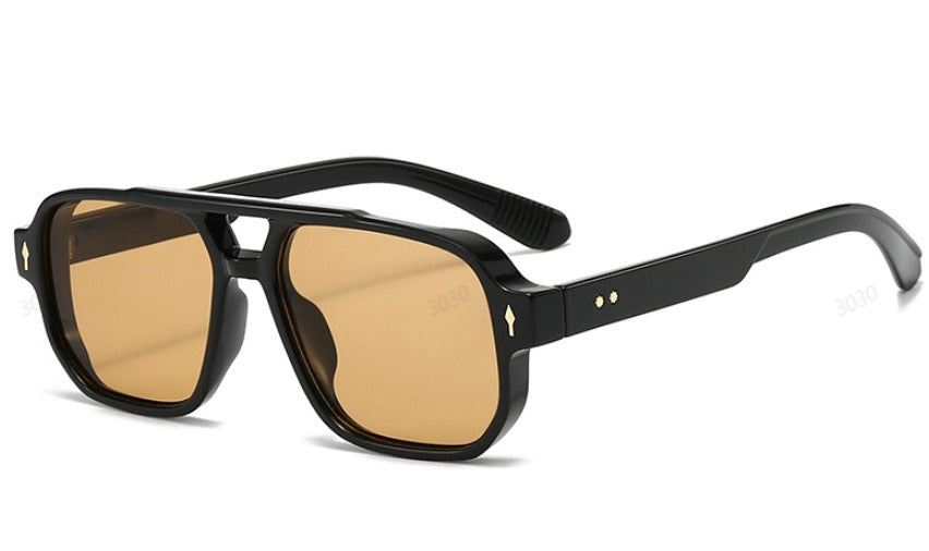 Lunettes solaires homme - Monture carrée, style et UV