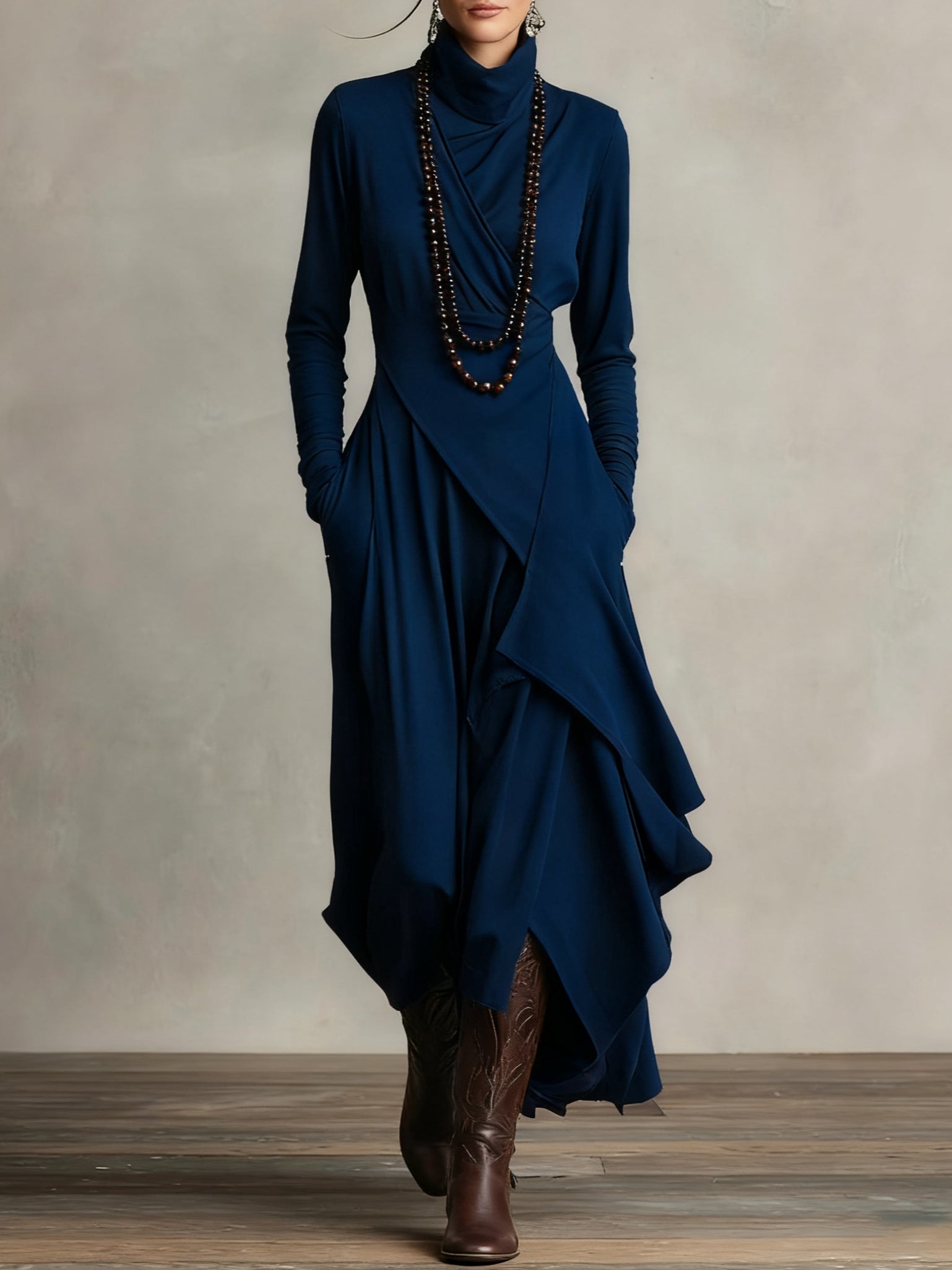 Marilyn | Zeitlos elegantes Maxikleid Neu