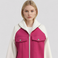 Veste Femme Col en V Polyester Autumn Collection