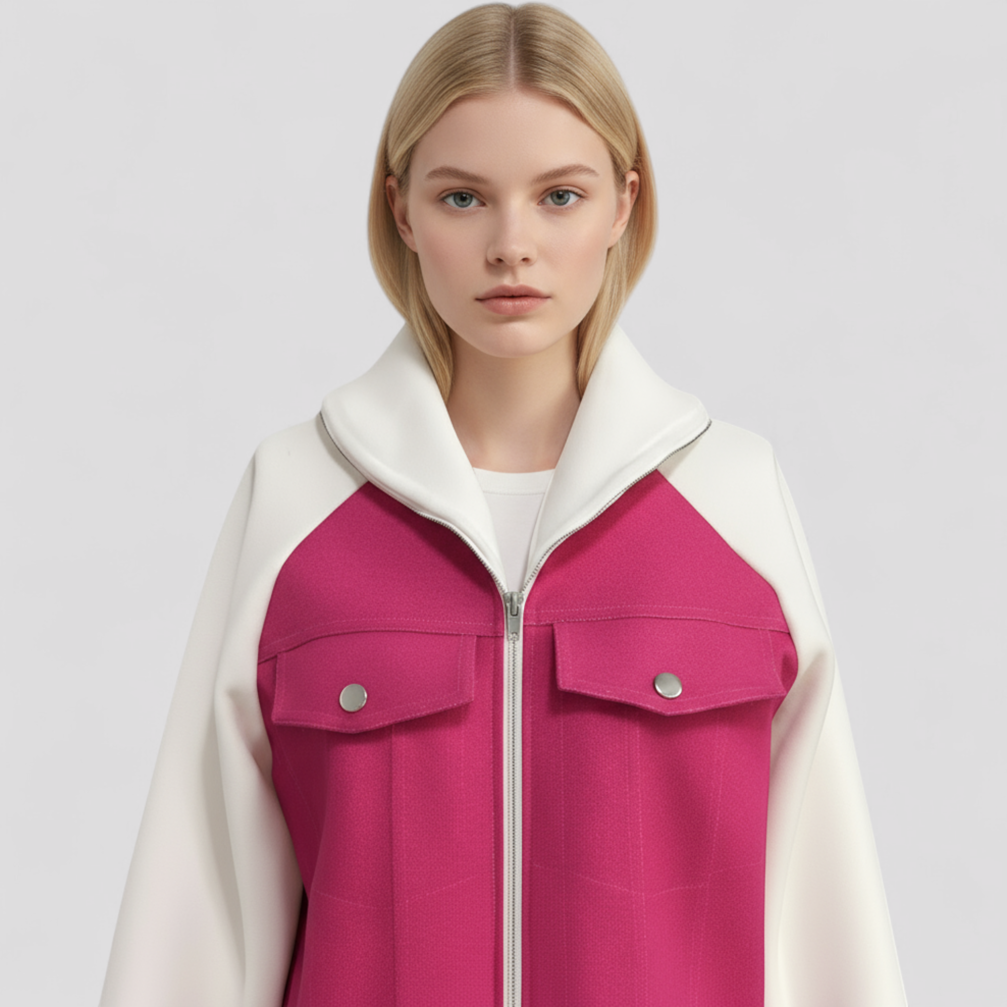Veste Femme Col en V Polyester Autumn Collection