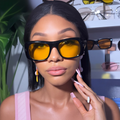 Lunettes de Soleil Carrées Élégantes Femme