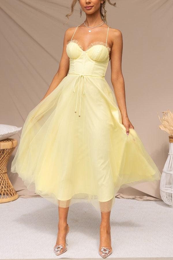 Elegantes langes Damenkleid aus Chiffon - Ideal für Abend, Ball,