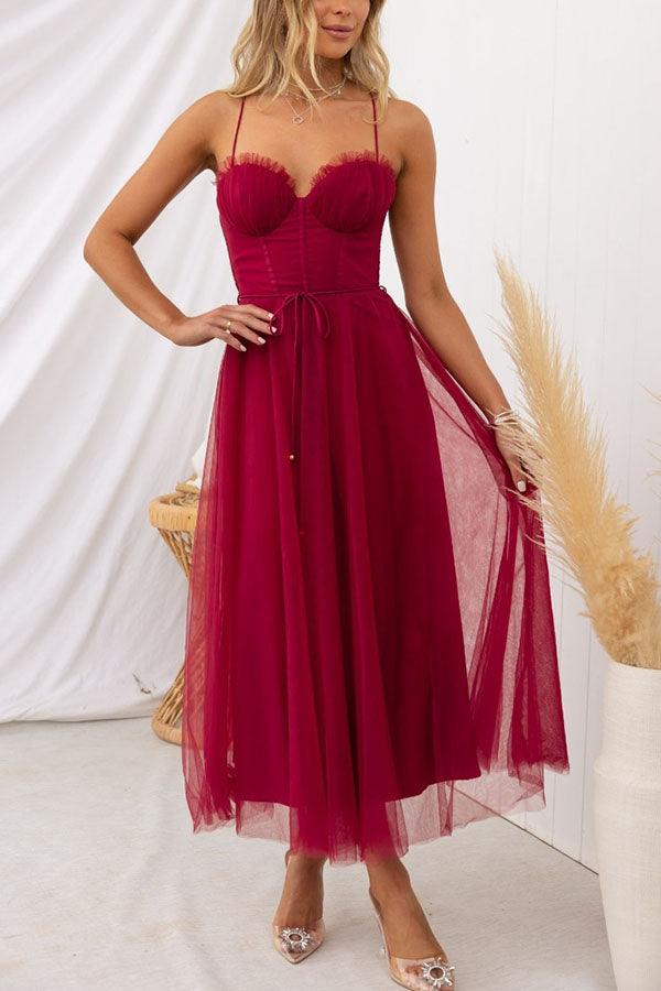 Elegantes langes Damenkleid aus Chiffon - Ideal für Abend, Ball,