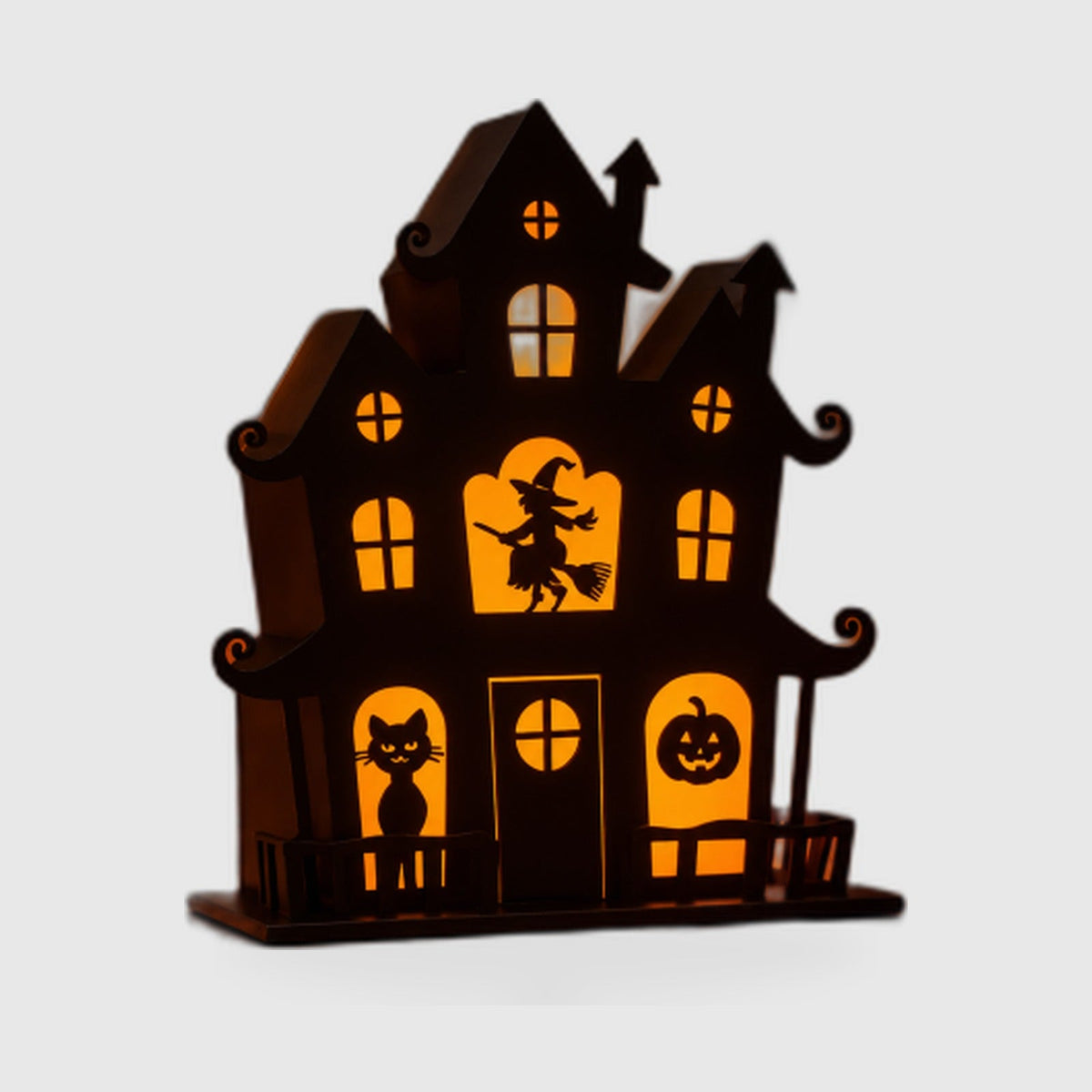 Maison Hantée 3D Halloween – Décoration Lumineuse LED