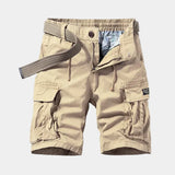 Pantaloni scurți cargo bărbați moderni - buzunare practice și croială ajustată