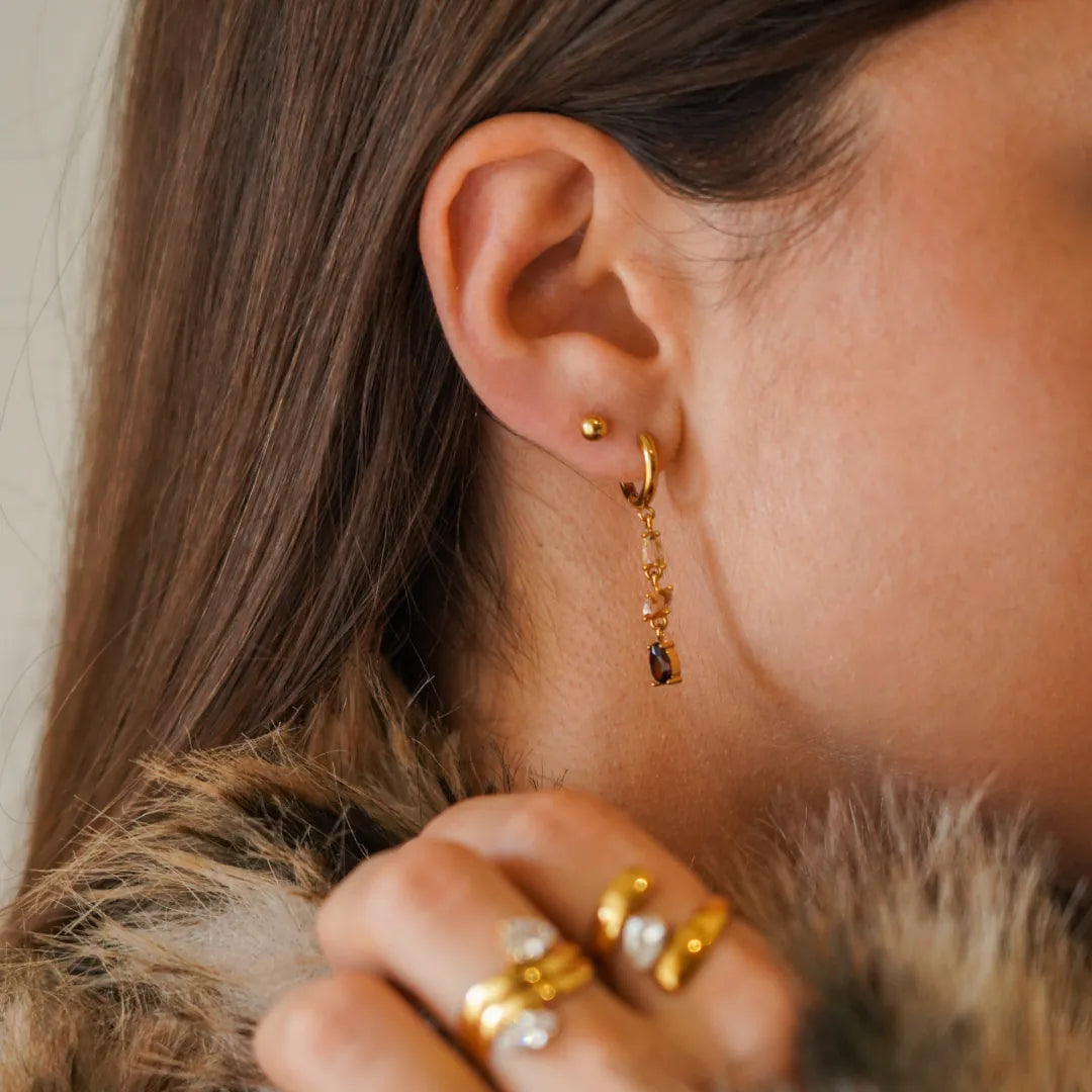 Coffret Cadeau de Bijoux Dores CONSTANCE