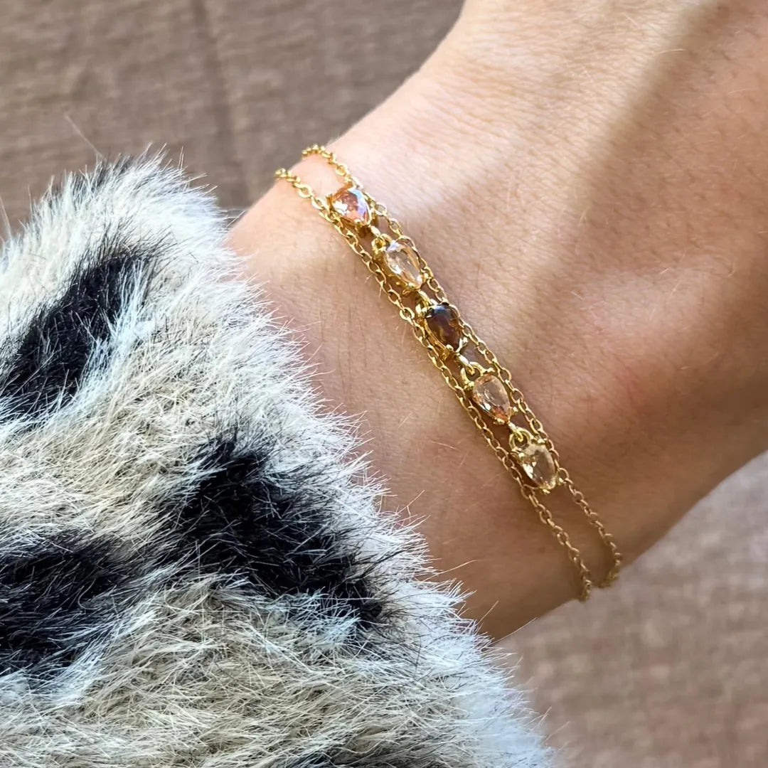 Coffret Cadeau de Bijoux Dores CONSTANCE