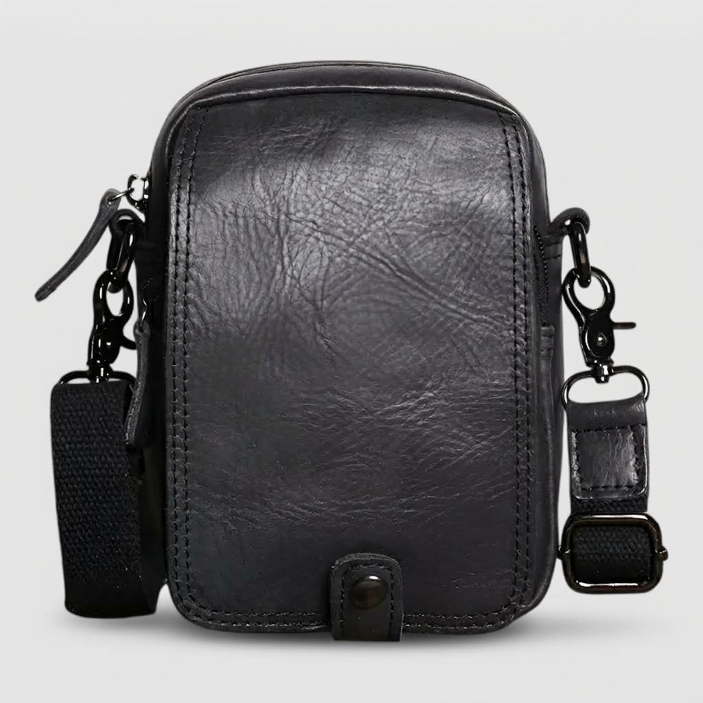 Sac Besogne Rétro Léger en Cuir de Bœuf