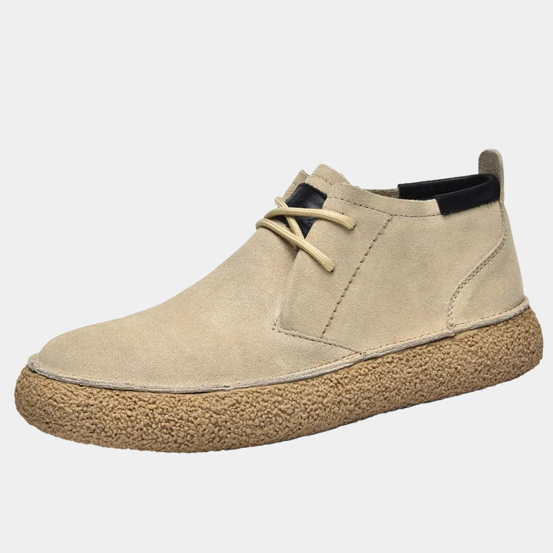 Scarpe da uomo alte con lacci - Beige - men price_low scarpe uomo shoes st stivali uomo summer - Armand & Fils