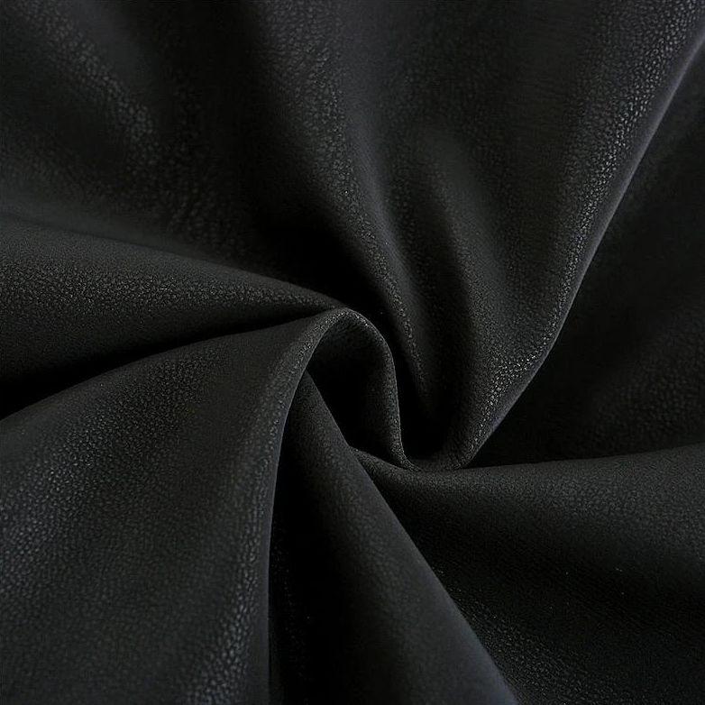 Veste Biker Homme en Cuir Synthétique avec Bandes Contrastées